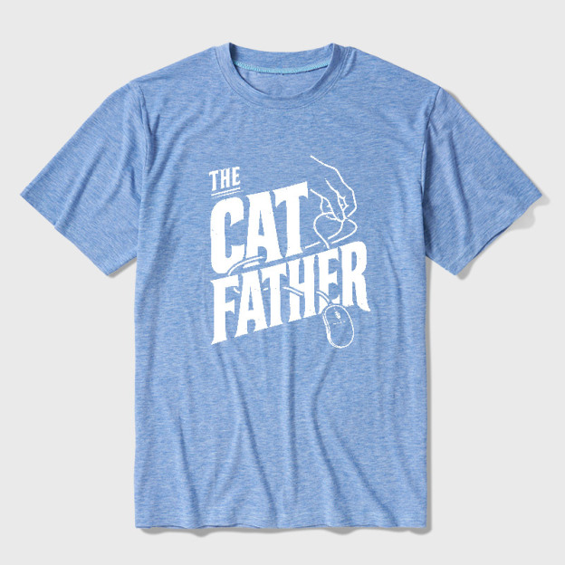 The Cat Father Ultra Soft Heather Tee