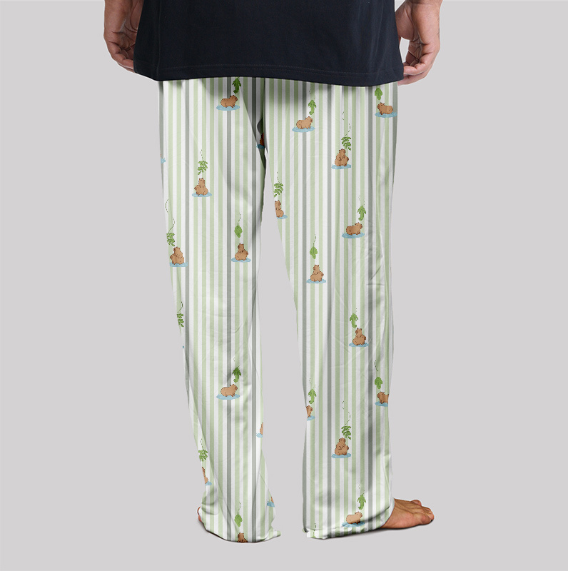 Capybara Snack Lure Geek Loungewear Pants