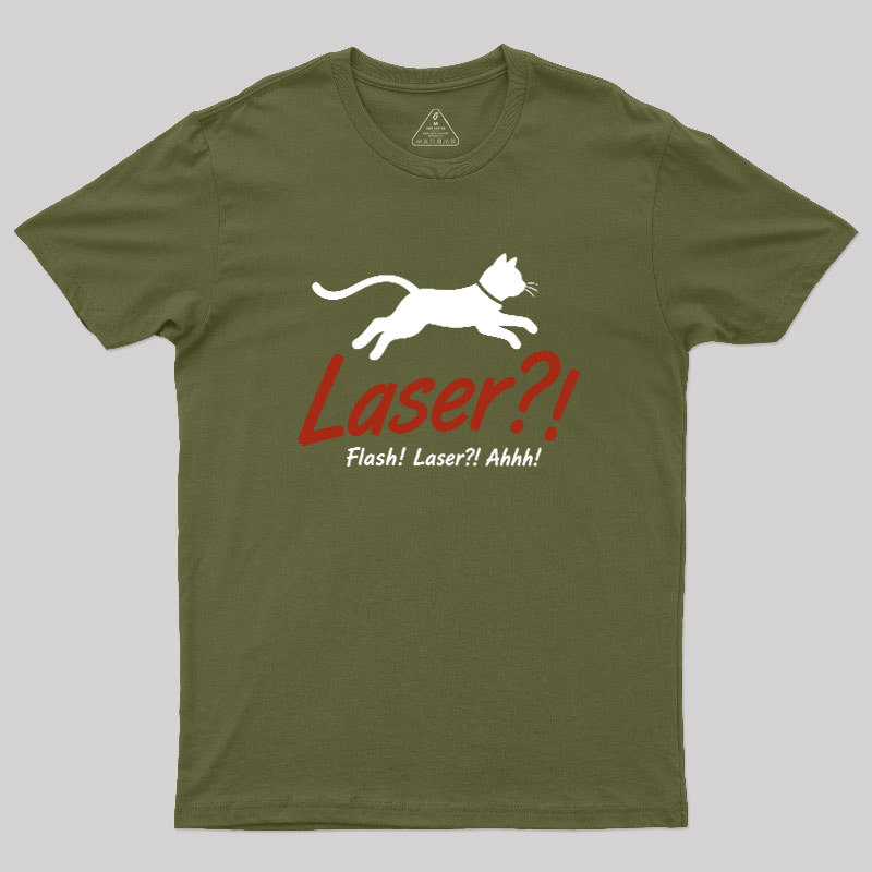 Flash Laser Ahhh Geek T-Shirt
