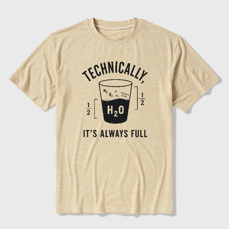 It's Always Full Science Ultra Soft Heather Tee