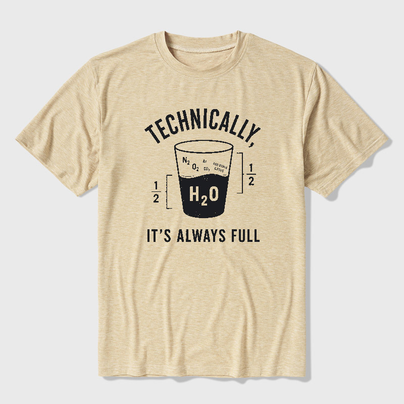 It's Always Full Science Ultra Soft Heather Tee