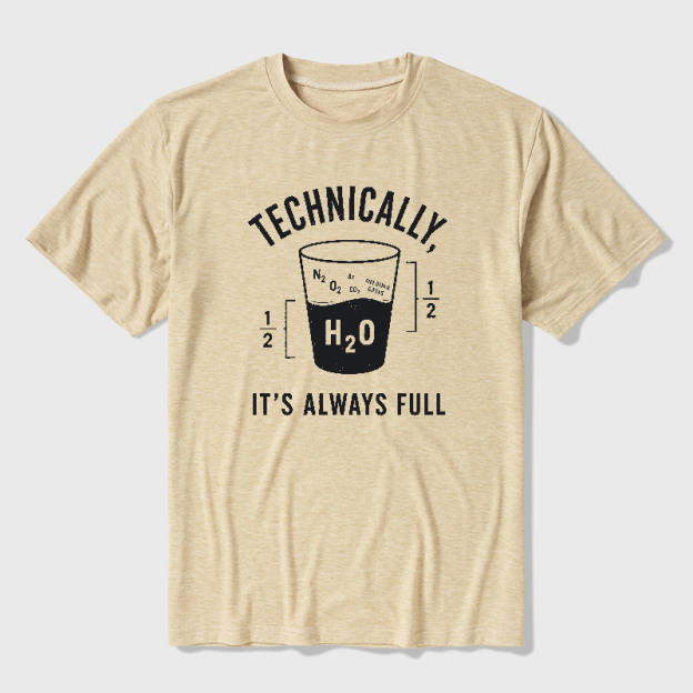 It's Always Full Science Ultra Soft Heather Tee