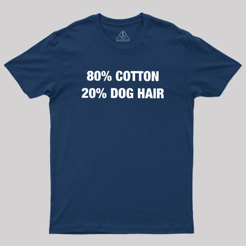 80 Cotton 20 Dog Hair Geek T-Shirt