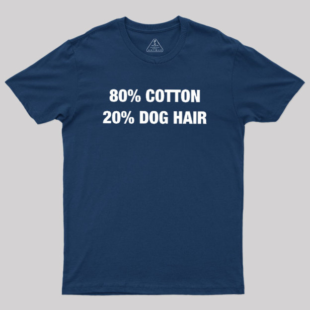 80 Cotton 20 Dog Hair Geek T-Shirt