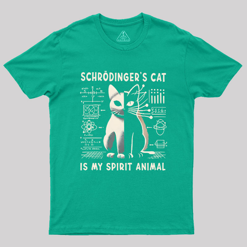 Schrodinger's Сat Science Nerd T-Shirt