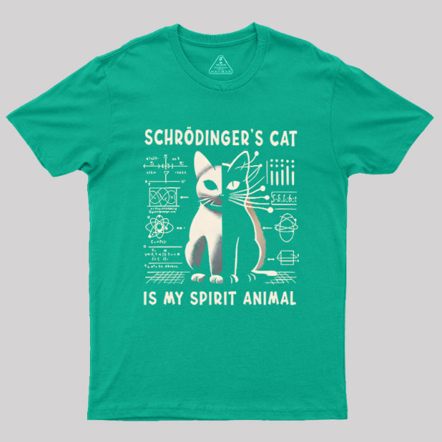 Schrodinger's Сat Science Nerd T-Shirt