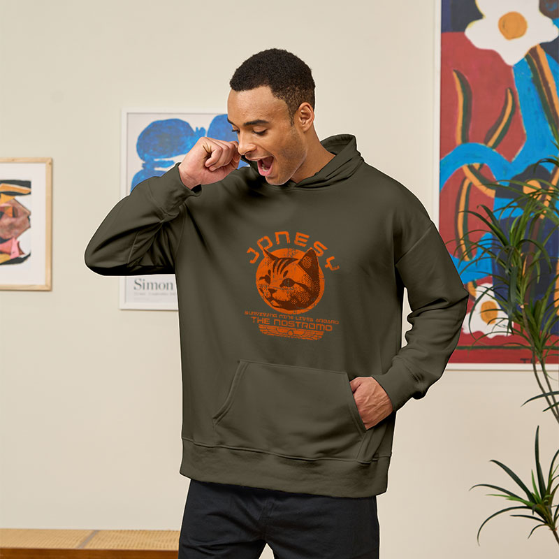 Jonesy Surviving Nine Lives Aboard The Nostromo Geek Hoodie