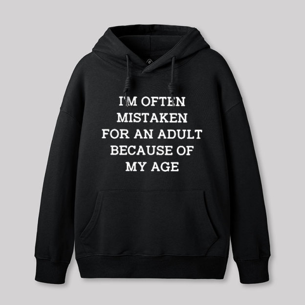 Mistaken For An Adult Geek Hoodie