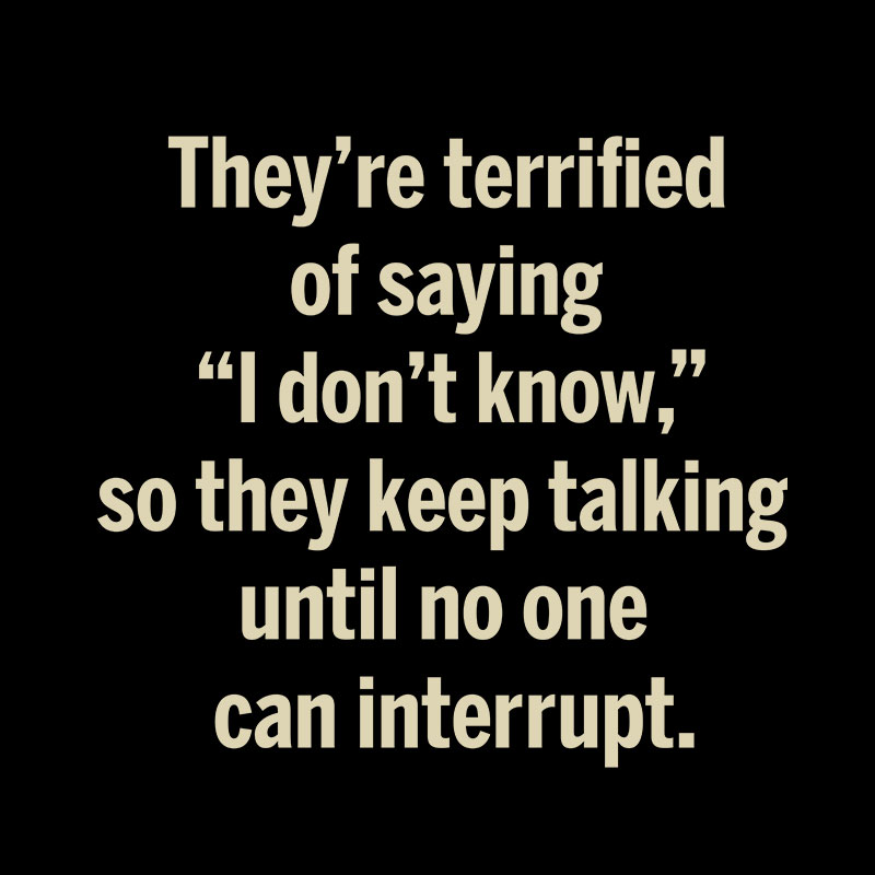 Terrified of Saying I Don‘t Know Geek T-Shirt