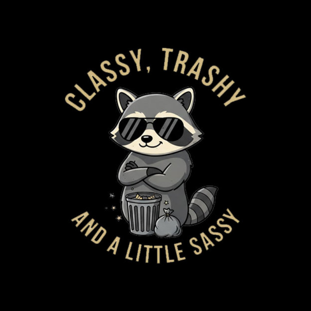 Classy Raccoon Geek T-Shirt