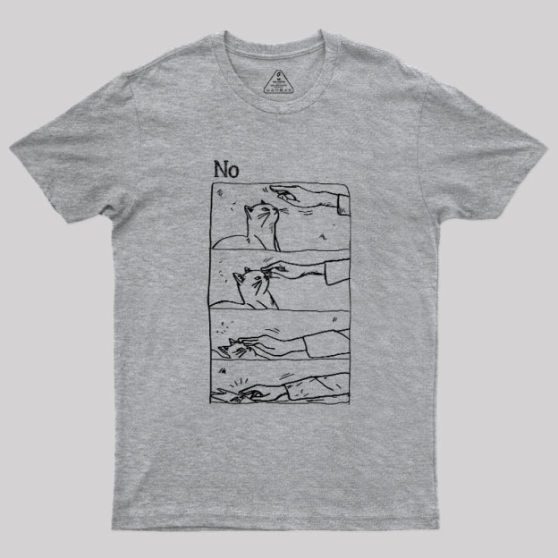 Cat Says No Geek T-Shirt