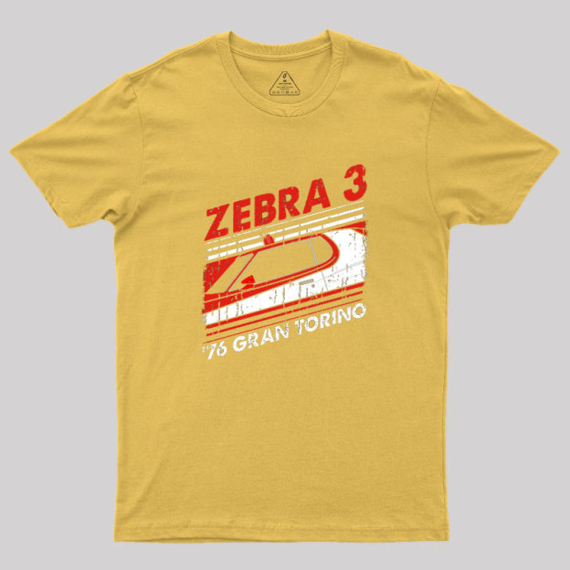 Zebra 3 Classic Geek T-Shirt