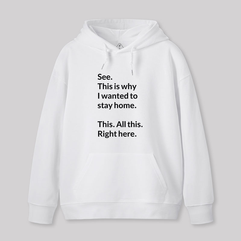 Stay Home Geek Hoodie