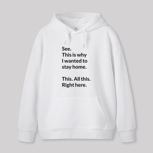 Stay Home Geek Hoodie