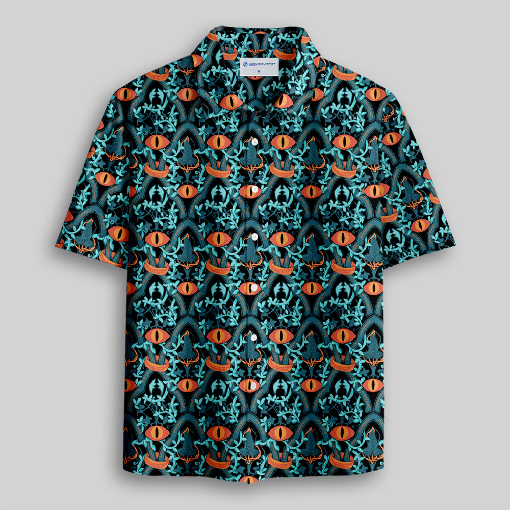 Eye of Sauron Button Up Pocket Shirt