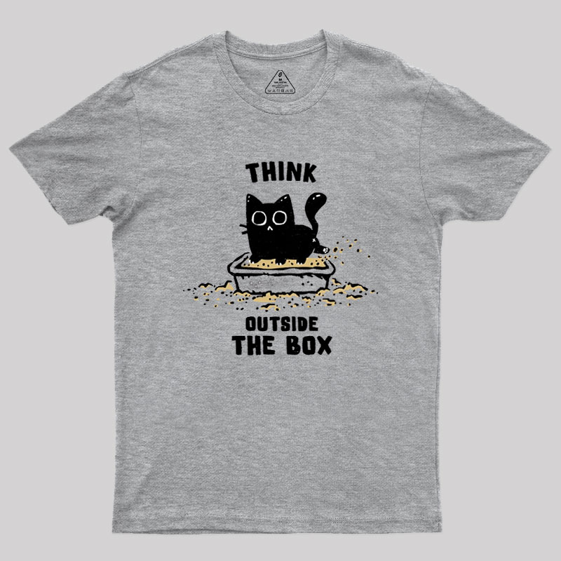 Think Outside The Cat Box Geek T-Shirt