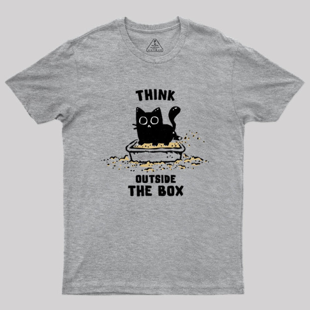 Think Outside The Cat Box Geek T-Shirt