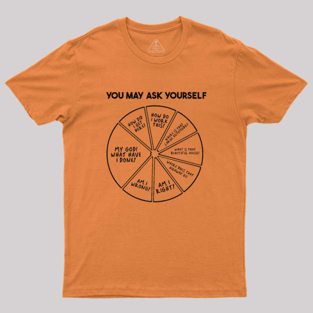 You May Ask Yourself Geek T-Shirt