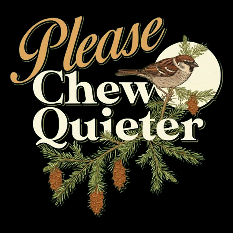Please Chew Quieter Geek T-Shirt