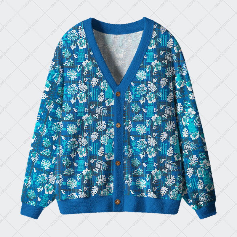 Geeksoutfit Doctor Who Hawaiian Geek Ugly Cardigan Sweaters for Sale