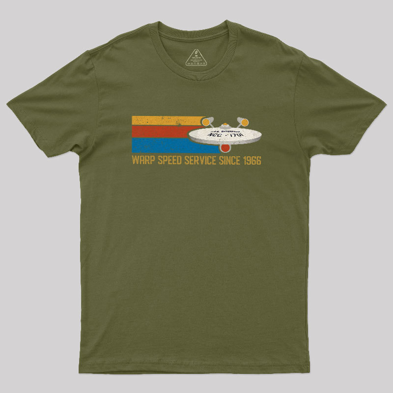 Warp Speed Service Since 1966 Geek T-Shirt