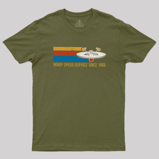 Warp Speed Service Since 1966 Geek T-Shirt