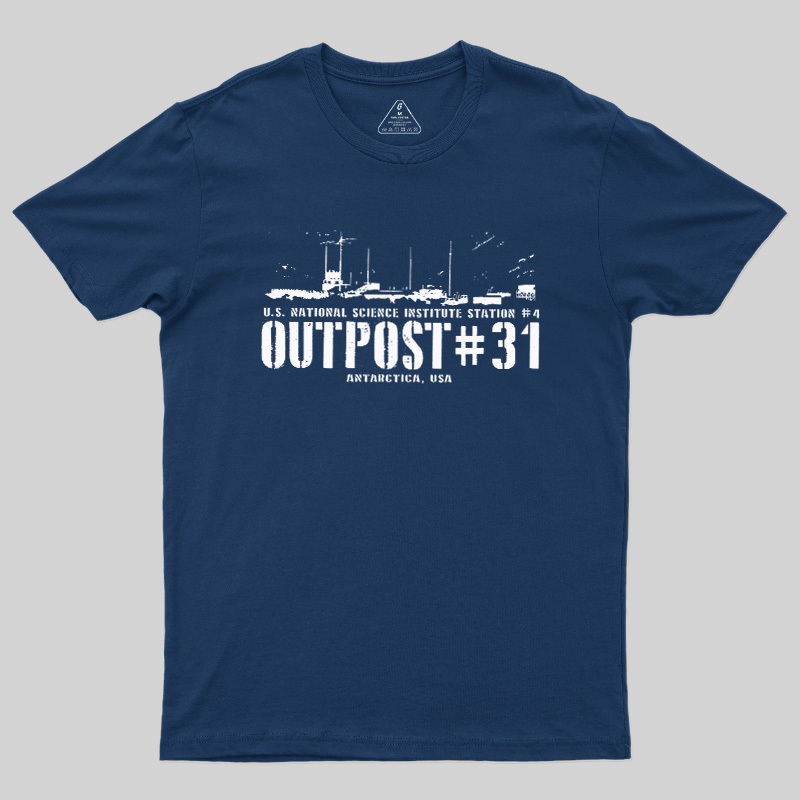 Antarctic Research Station Outpost 31 Style Geek T-Shirt