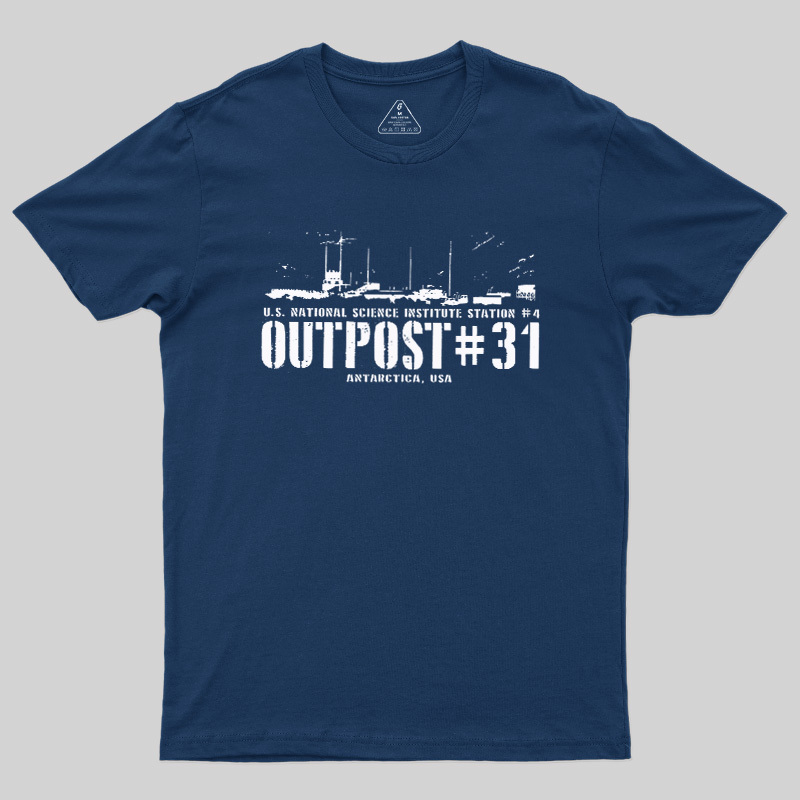 Antarctic Research Station Outpost 31 Style Geek T-Shirt
