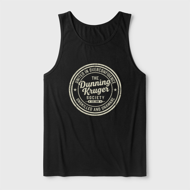 The Dunning-Kruger Society Ultra Soft Heather Tank