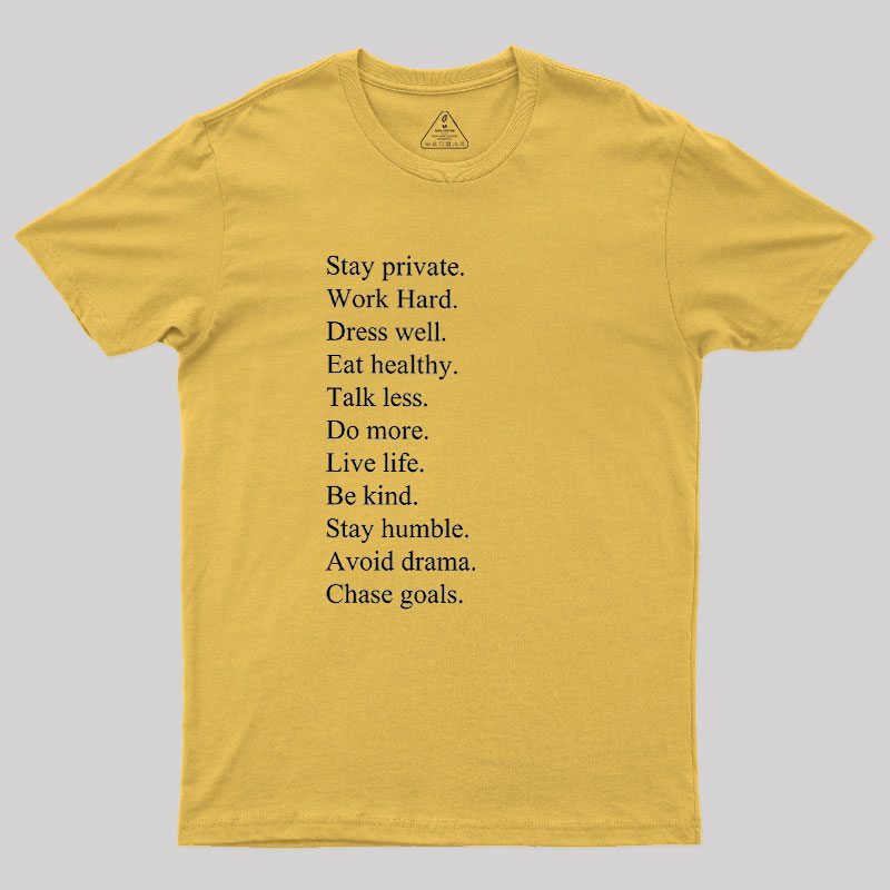 Stay Private Geek T-Shirt