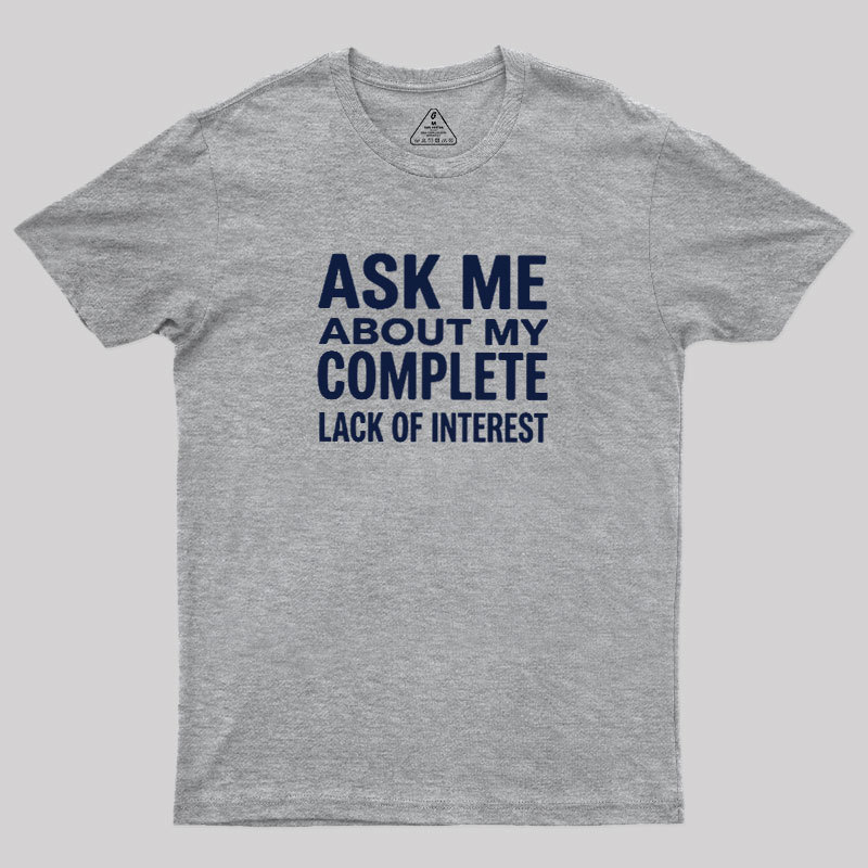 Interest Not Found Geek T-Shirt