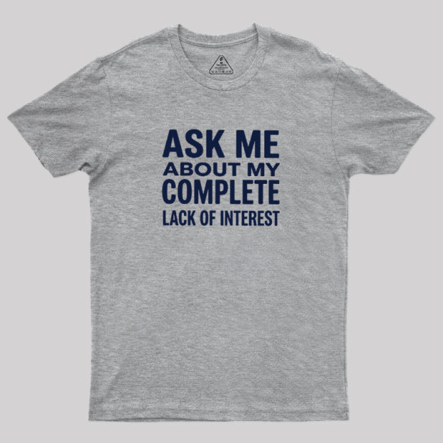 Interest Not Found Geek T-Shirt