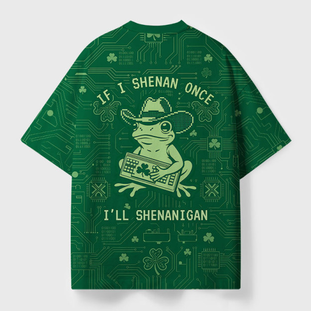 Shenanigan Geek All-Over Print T-Shirt