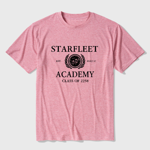 Starfleet Acadmey Class Of 2258 White Ultra Soft Heather Tee