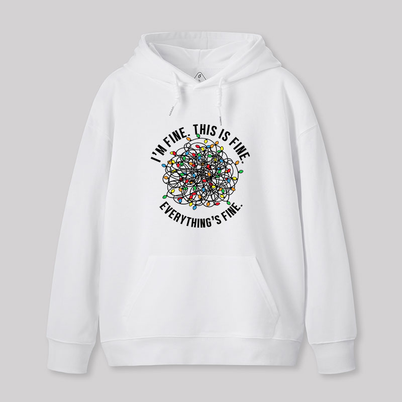I am Fine Geek Hoodie