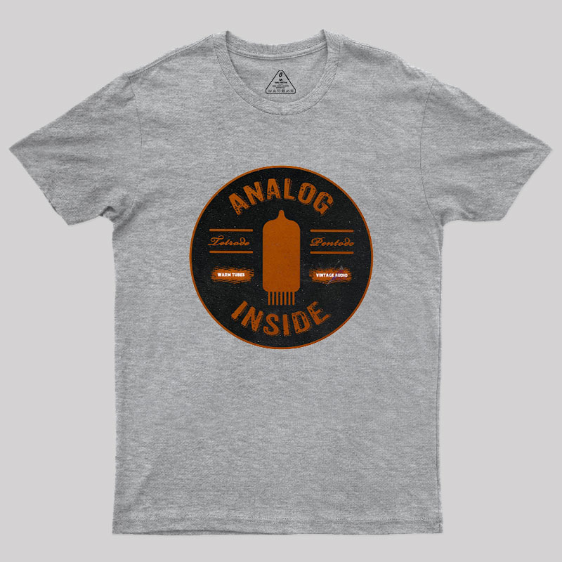 Analog Inside Retro Tubes Geek T-Shirt