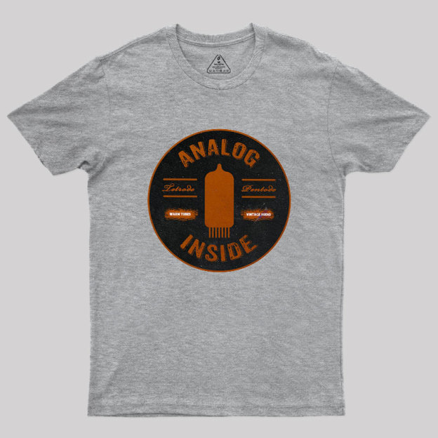 Analog Inside Retro Tubes Geek T-Shirt