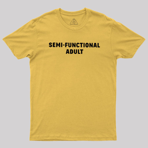 Semi-Functional Adult Geek T-Shirt