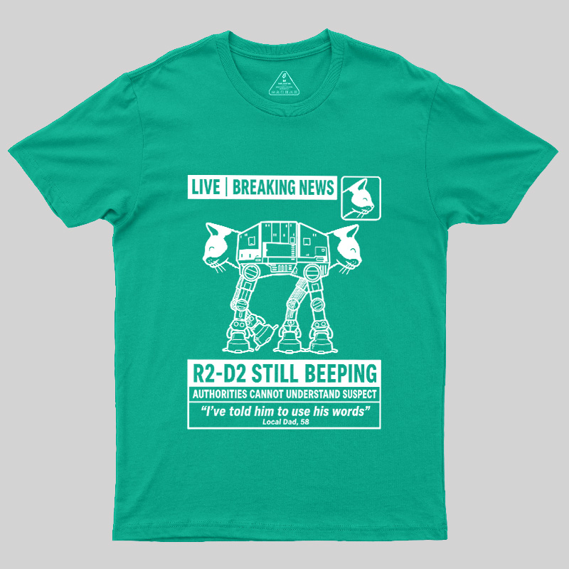 Cat Walker Still Beeping Geek T-Shirt