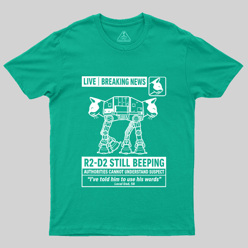 Cat Walker Still Beeping Geek T-Shirt