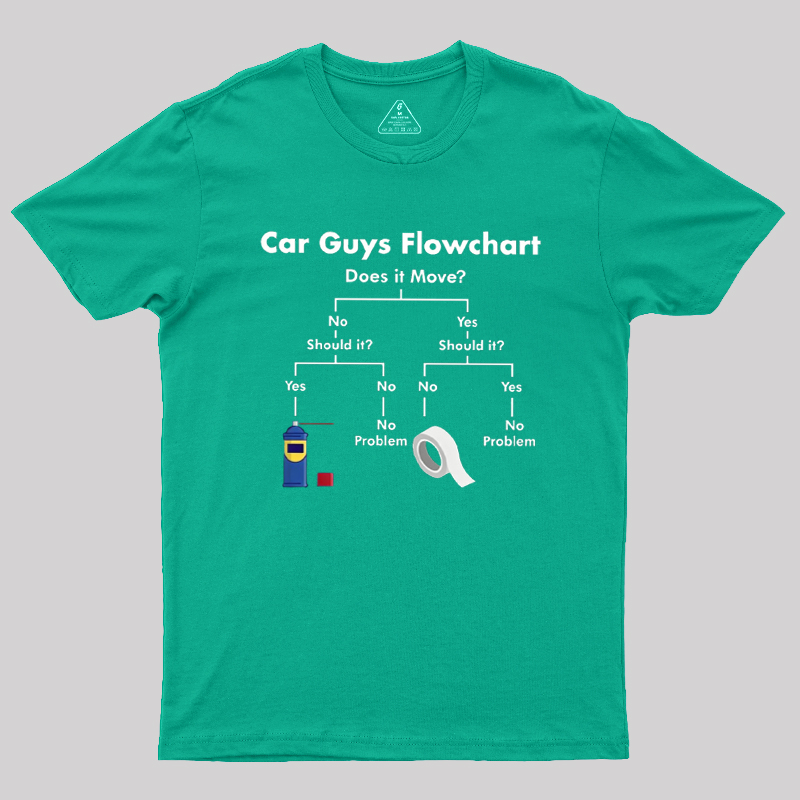 Car Guys Fix Flow Geek T-Shirt