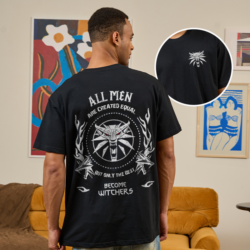 Wolf School Legacy Front and Back Printed Geek T-Shirt