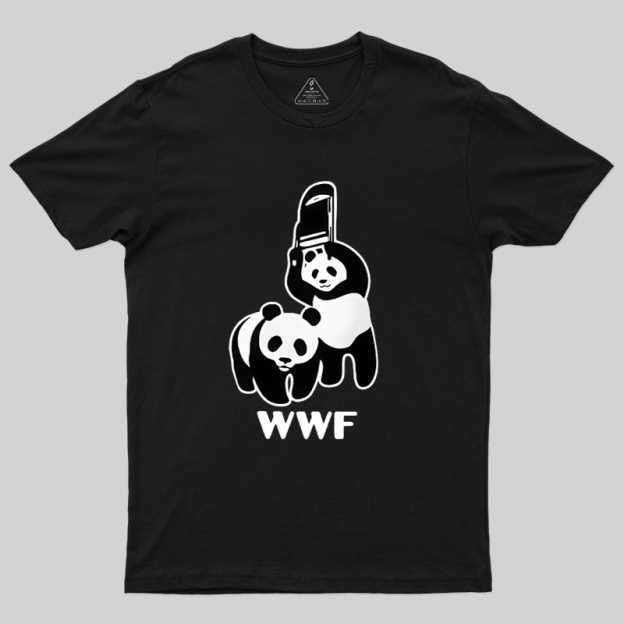 WWF Parody Pandas Geek T-Shirt