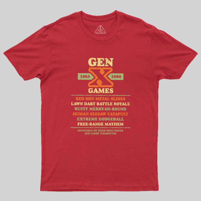 The Gen X Games Geek T-Shirt