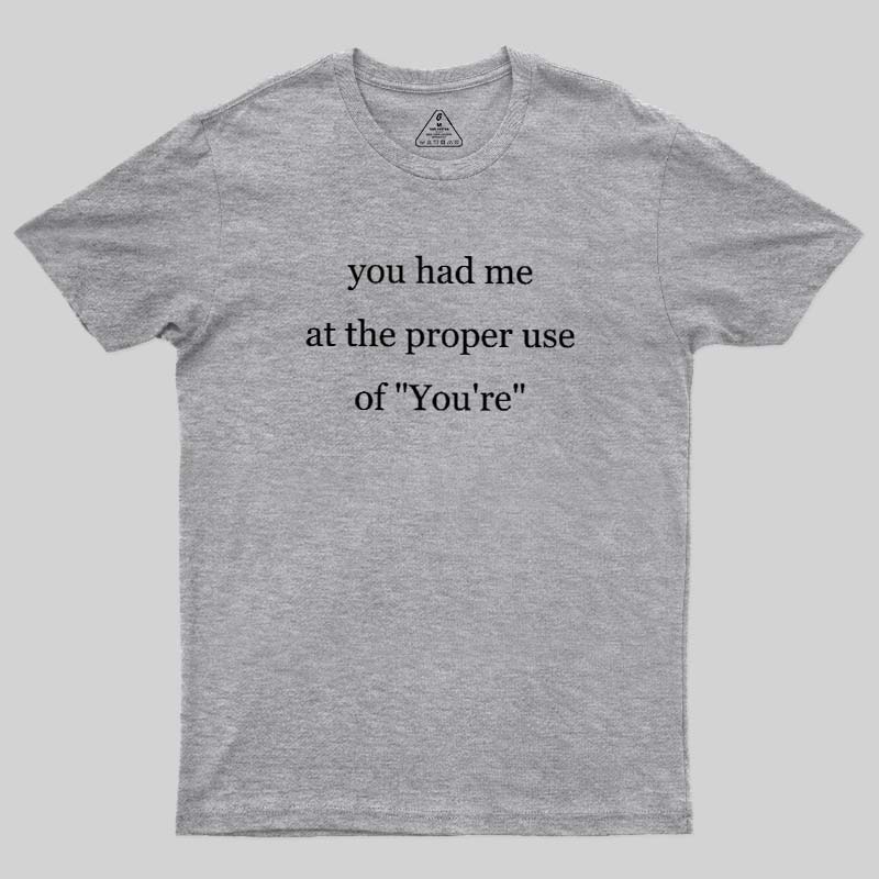Grammar Lover Geek T-Shirt