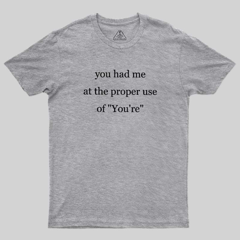 Grammar Lover Geek T-Shirt