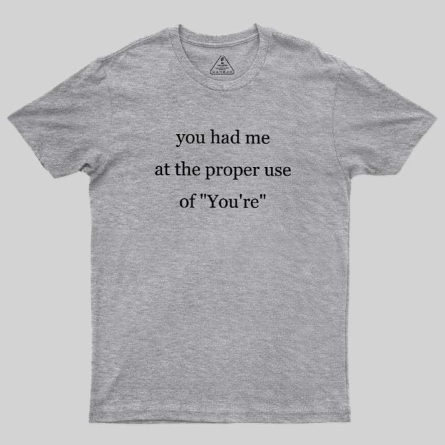 Grammar Lover Geek T-Shirt