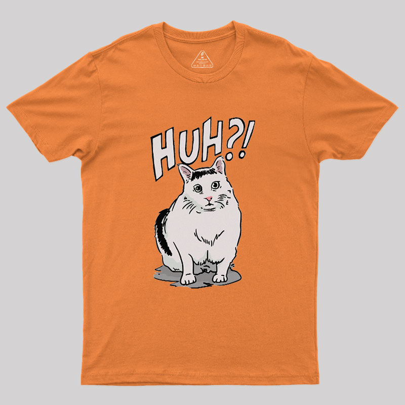 Huh Cat Geek T-Shirt