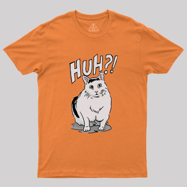 Huh Cat Geek T-Shirt