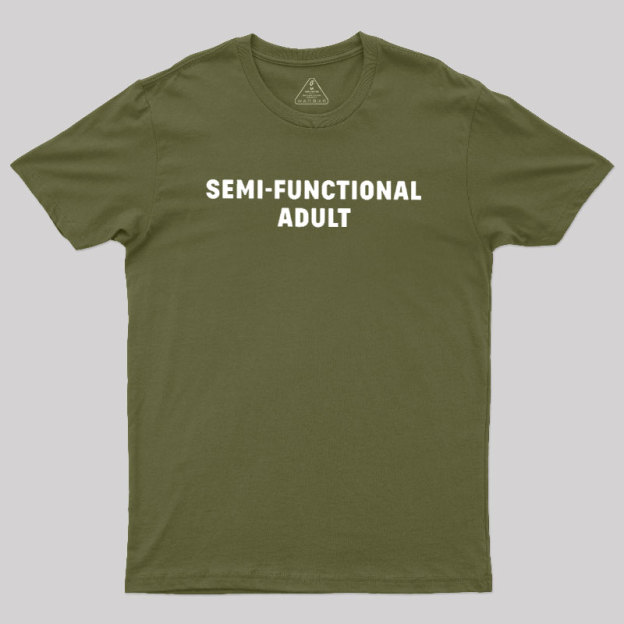Semi-Functional Adult Geek T-Shirt